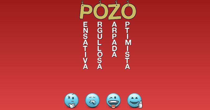 Emoticones para pozo - Emoticones para tu nombre