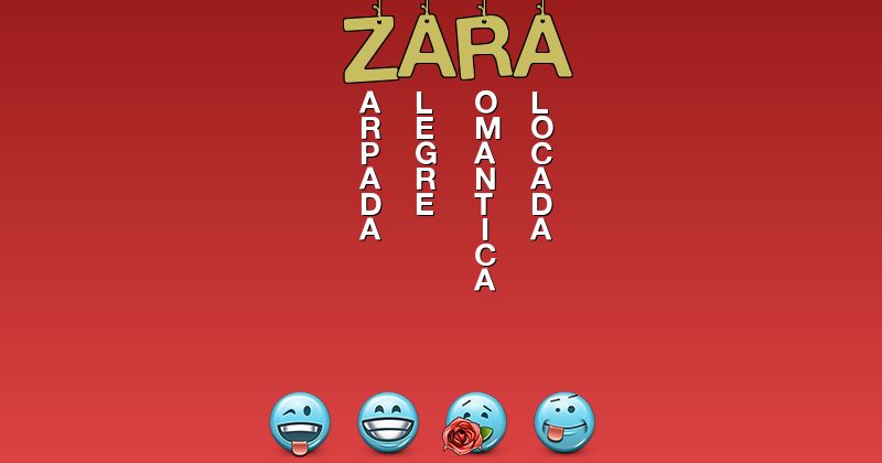 Emoticones para zara - Emoticones para tu nombre