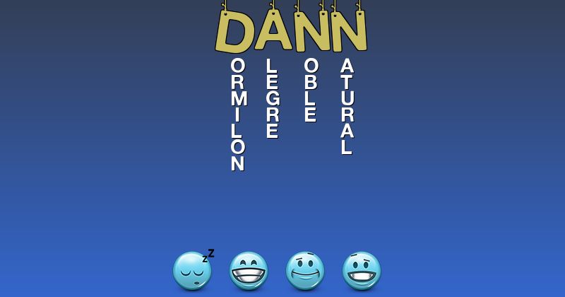 Emoticones para dann - Emoticones para tu nombre