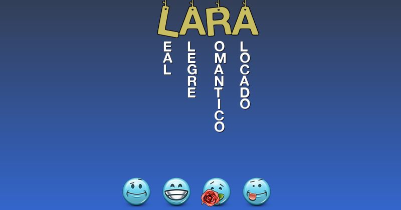 Emoticones para lara - Emoticones para tu nombre