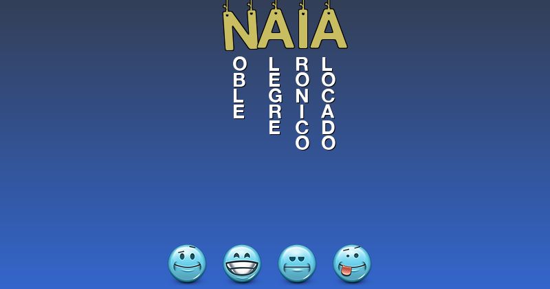 Emoticones para naia - Emoticones para tu nombre