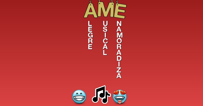 Emoticones para ame - Emoticones para tu nombre