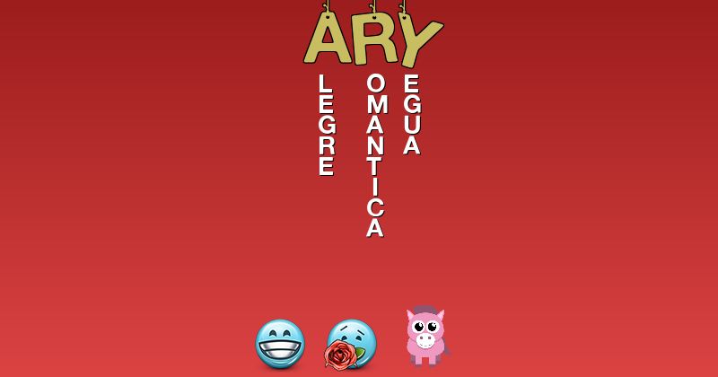 Emoticones para ary - Emoticones para tu nombre