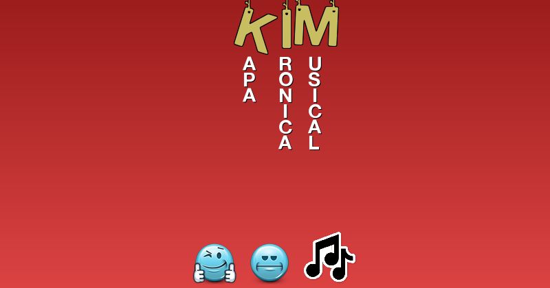 Emoticones para kim - Emoticones para tu nombre