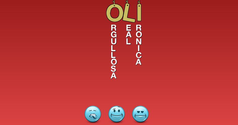 Emoticones para oli - Emoticones para tu nombre