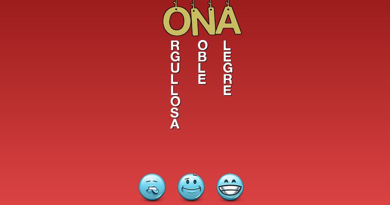 Emoticones para ona - Emoticones para tu nombre