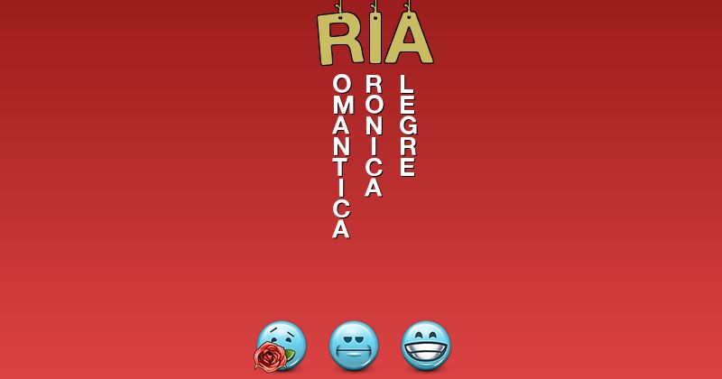 Emoticones para ria - Emoticones para tu nombre
