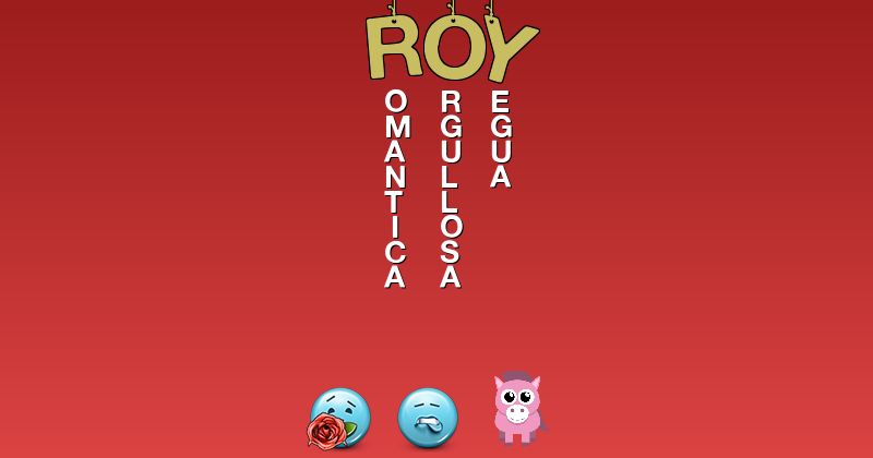 Emoticones para roy - Emoticones para tu nombre