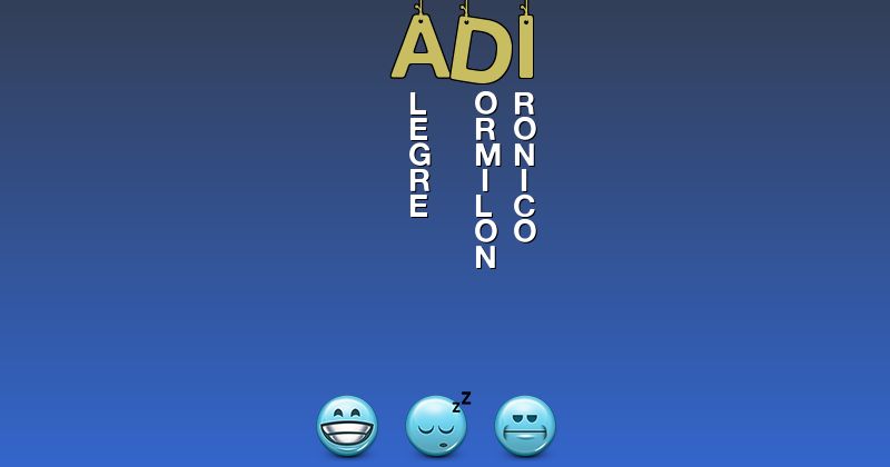 Emoticones para adi - Emoticones para tu nombre