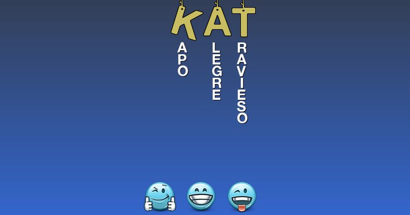 Emoticones para kat - Emoticones para tu nombre