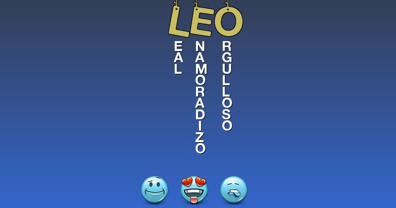 Emoticones para leo - Emoticones para tu nombre