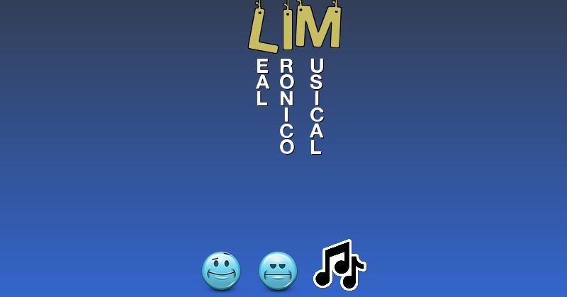 Emoticones para lim - Emoticones para tu nombre