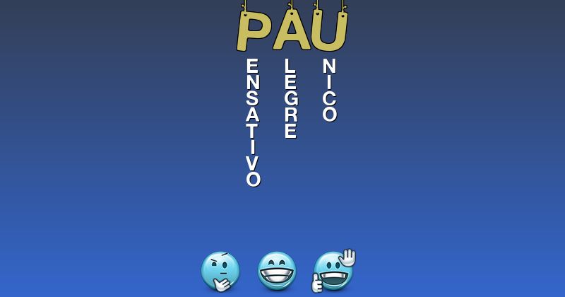 Emoticones para pau - Emoticones para tu nombre