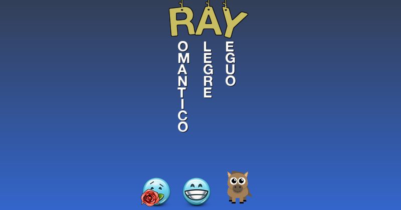 Emoticones para ray - Emoticones para tu nombre
