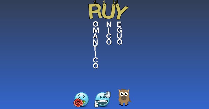 Emoticones para ruy - Emoticones para tu nombre