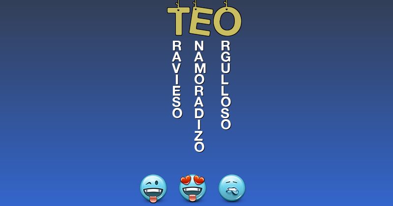 Emoticones para teo - Emoticones para tu nombre
