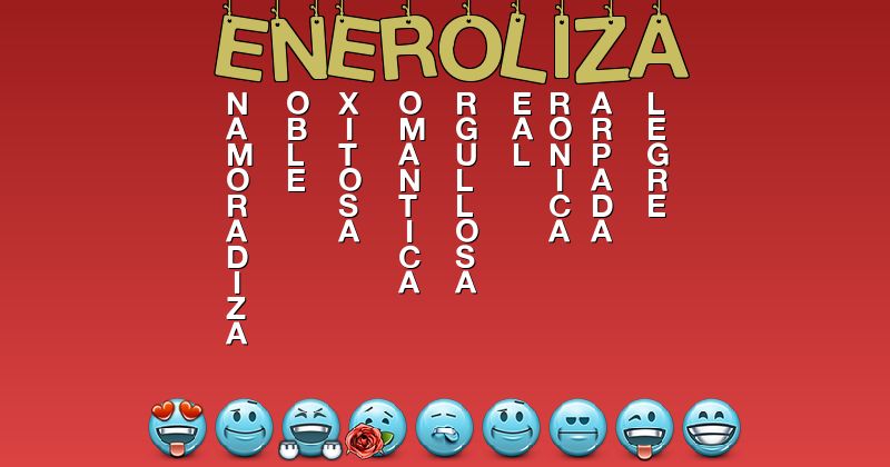 Emoticones para eneroliza - Emoticones para tu nombre