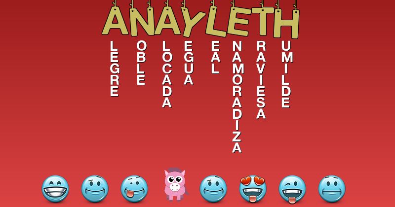 Emoticones para anayleth - Emoticones para tu nombre