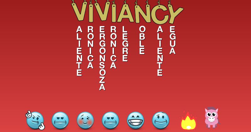 Emoticones para viviancy - Emoticones para tu nombre