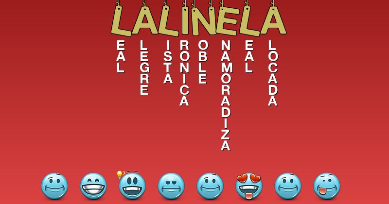 Emoticones para lalinela - Emoticones para tu nombre