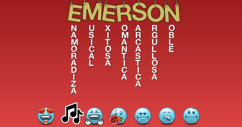 Emoticones para emerson - Emoticones para tu nombre