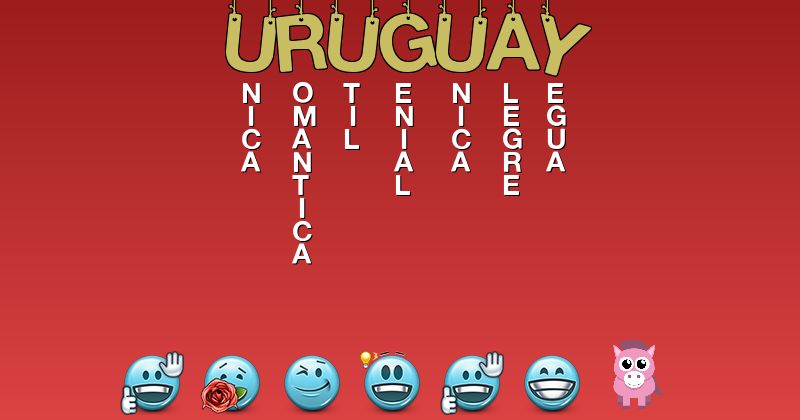 Emoticones para uruguay - Emoticones para tu nombre