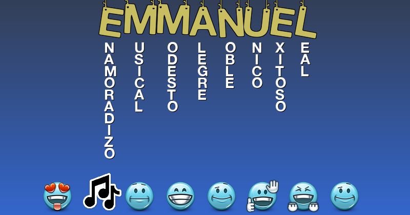 Emoticones para emmanuel - Emoticones para tu nombre