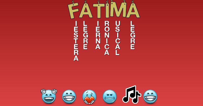 Emoticones para fátima - Emoticones para tu nombre