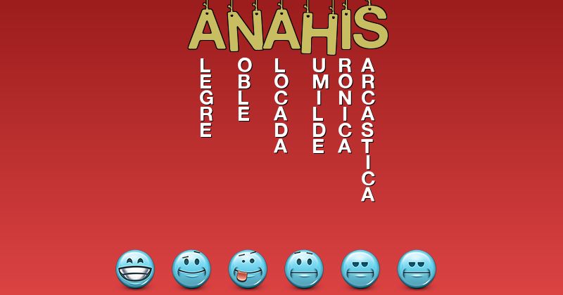 Emoticones para anahis - Emoticones para tu nombre