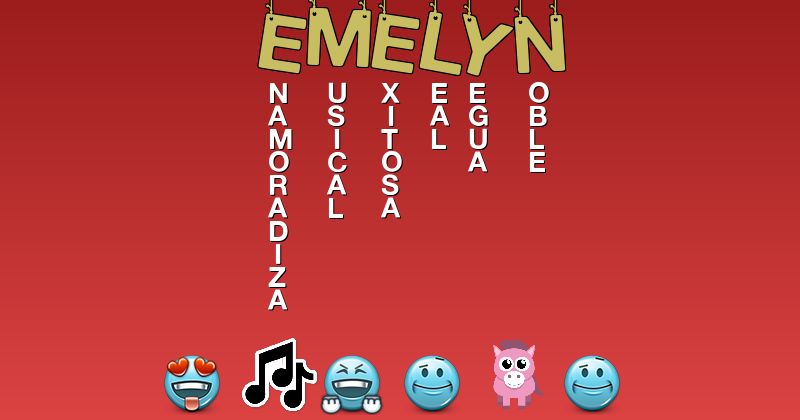 Emoticones para emelyn - Emoticones para tu nombre