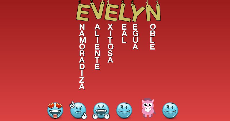 Emoticones para evelyn - Emoticones para tu nombre