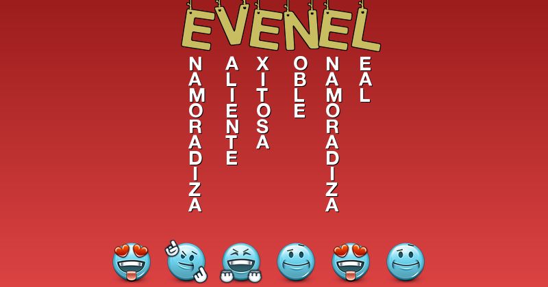 Emoticones para evenel - Emoticones para tu nombre