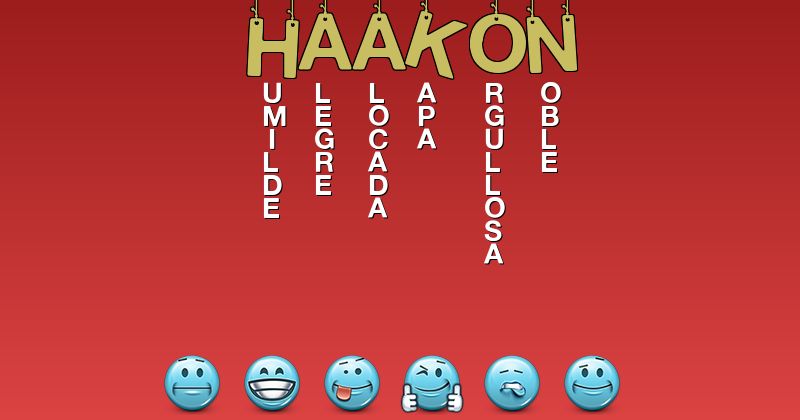 Emoticones para haakon - Emoticones para tu nombre