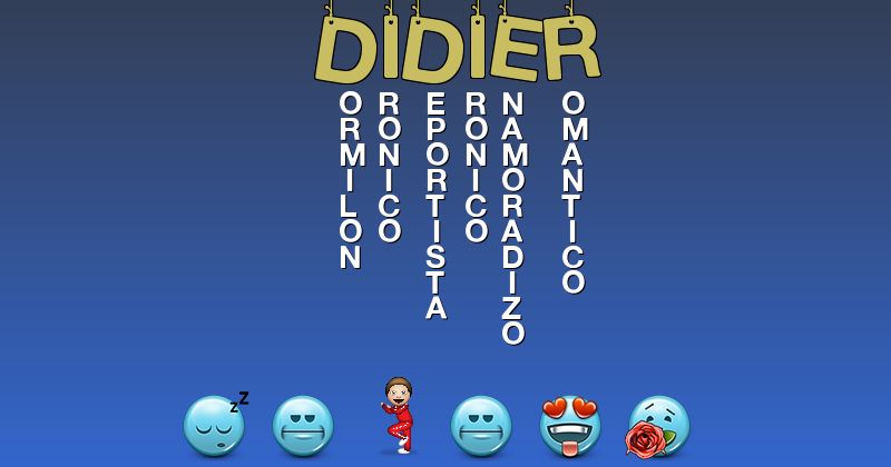 Emoticones para didier - Emoticones para tu nombre