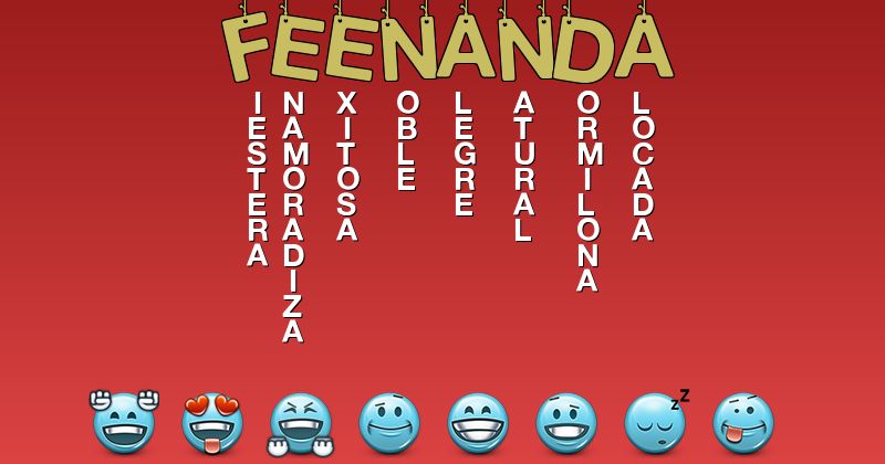 Emoticones para feenanda - Emoticones para tu nombre