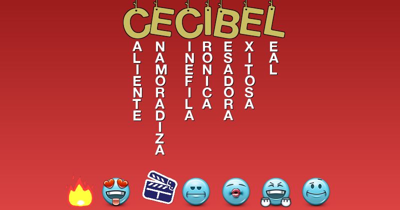 Emoticones para cecibel - Emoticones para tu nombre
