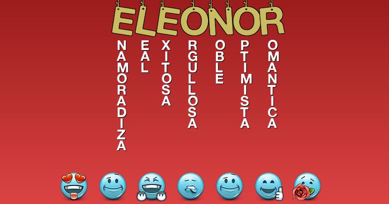 Emoticones para eleonor - Emoticones para tu nombre