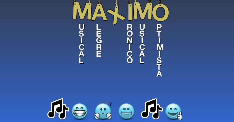 Emoticones para máximo - Emoticones para tu nombre