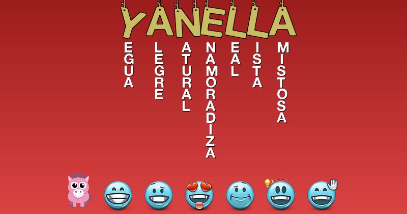 Emoticones para yañella - Emoticones para tu nombre