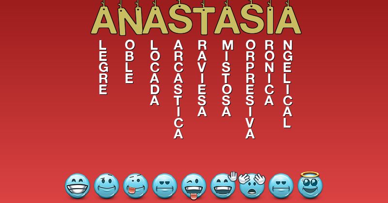 Emoticones para anastasia - Emoticones para tu nombre
