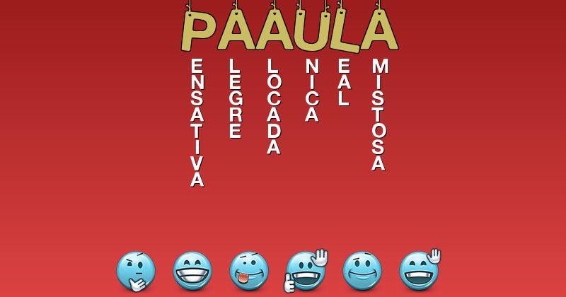 Emoticones para paaula - Emoticones para tu nombre