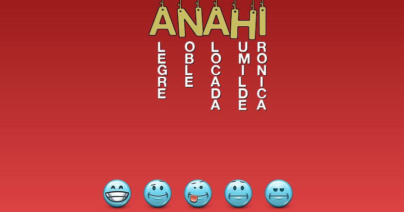 Emoticones para anahi - Emoticones para tu nombre