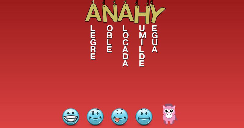 Emoticones para anahy - Emoticones para tu nombre