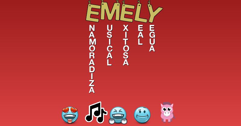 Emoticones para emely - Emoticones para tu nombre