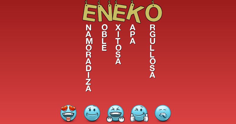 Emoticones para eneko - Emoticones para tu nombre