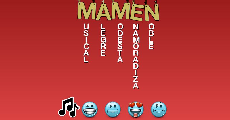 Emoticones para mamen - Emoticones para tu nombre