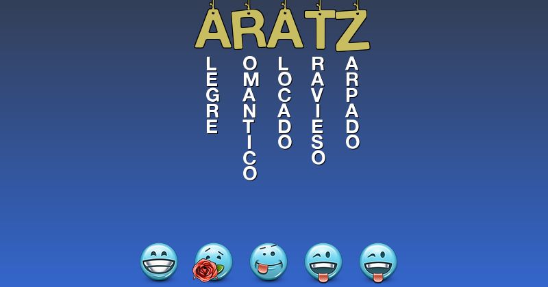 Emoticones para aratz - Emoticones para tu nombre