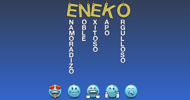 Emoticones para eneko - Emoticones para tu nombre