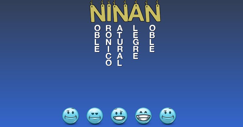 Emoticones para ninan - Emoticones para tu nombre