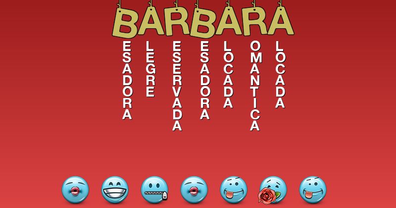 Emoticones para bárbara - Emoticones para tu nombre